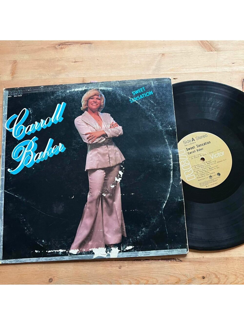 Carroll Baker - Sweet Sensation 33rpm VG+ VR22
